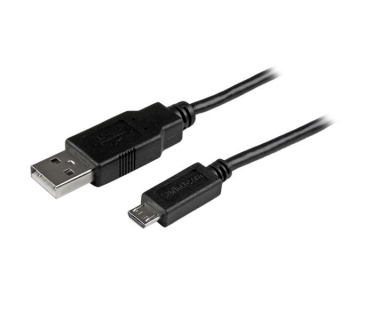 Câble USB 0.5m Mobile Charge Sync USB to Slim Micro USB Cable for Smartphones & Tablets A to Micro B - Thin Micro USB Charging Cable - Startech