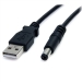 2m USB to Type M Barrel Cable - USB to 5.5mm 5V DV Cable - Startech