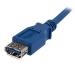 1m Blue SuperSpeed USB 3.0 Extension Cable A to A - M/F - Startech