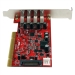 4 Port PCI SuperSpeed USB 3.0 Adapter Card with SATA / SP4 Power - Startech