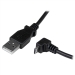 2m Micro USB Cable - A to Down Angle Micro B - Startech