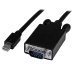 3 ft Mini DisplayPort to VGA Adapter Converter Cable mDP to VGA 1920x1200 Black - Startech
