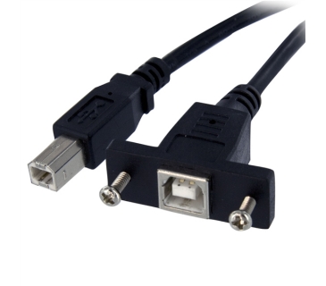 Câble USB 3 ft Panel Mount USB Cable B to B - F/M - Startech