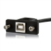 3 ft Panel Mount USB Cable B to B - F/M - Startech