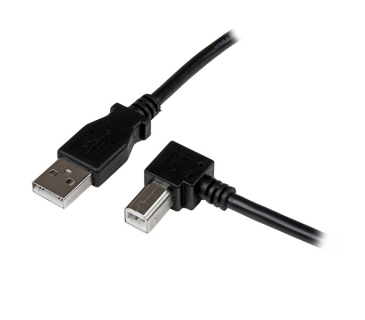 Câble USB 2m USB 2.0 A to Right Angle B Cable M M - Startech