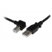 2m USB 2.0 A to Left Angle B Cable - MM - Startech