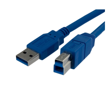 Câble USB 1m SuperSpeed USB 3.0 Cable A to B - M/M - USB 3.0 A to B Cable - 1x USB 3.0 A (M) 1x USB 3.0 B (M) - 1 meter - Startech