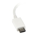 5in White Micro USB to USB OTG Host Adapter MF - Micro USB Male to USB A Female On-The-Go Host Cable Adapter - White - Startech