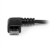 5in Right Angle Micro USB to USB OTG Host Adapter MF - Angled Micro USB Male to USB A Female On-The-Go Host Cable Adapter - Startech