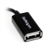 5in Right Angle Micro USB to USB OTG Host Adapter MF - Angled Micro USB Male to USB A Female On-The-Go Host Cable Adapter - Startech