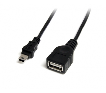 Câble USB 1 ft Mini USB 2.0 Cable - USB A to Mini B F/M - Startech
