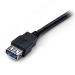 1m Black SuperSpeed USB 3.0 Extension Cable A to A - M/F - Startech