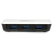 USB 3.0 to Gigabit Ethernet NIC Network Adapter with 3 Port Hub - White - Startech
