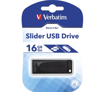 Mémoire USB Verbatim USB-Stick 16GB Verbatim 2.0 Slider