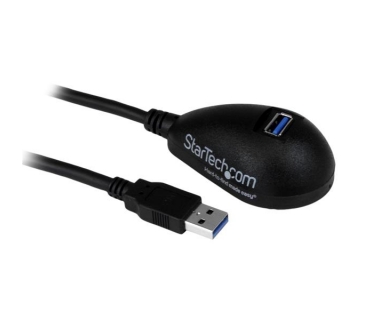 Câble USB 5 ft Black Desktop SuperSpeed USB 3.0 Extension Cable - A to A MF - USB 3.0 Extension Cable A Male to A Female - 5 feet - Startech