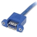 2 Port Panel Mount USB 3.0 Cable - USB A to Motherboard Header Cable F/F - Startech
