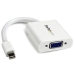 Startech Mini DisplayPort to VGA Video Adapter Converter - White - Startech