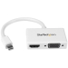 Travel A/V adapter - 2-in-1 Mini DisplayPort to HDMI or VGA converter - mDP to HDMI or VGA adapter with compact lightweight for maximum portability - 1920x1200 or 1080p - Startech