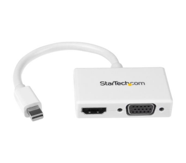 Câble USB Travel A/V adapter - 2-in-1 Mini DisplayPort to HDMI or VGA converter - mDP to HDMI or VGA adapter with compact lightweight for maximum portability - 1920x1200 or 1080p - Startech