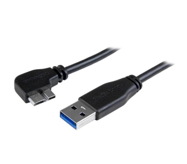 Câble USB Slim Micro USB 3.0 Cable - Left-Angle Micro-USB - 2m (6ft) - Startech