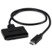 USB 3.1 Gen 2 (10 Gbps) Adapter Cable for 2.5in SATA Drives with USB-C - SATA I/II/III and UASP Support - Ultra-Portable External Drive Adapter Cable for 2.5in SSD/HDDs - USB Powered - Startech