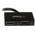 Startech Travel A/V adapter 2-in-1 Mini DisplayPort to HDMI or VGA converter - mDP to HDMI or VGA adapter with compact lightweight for maximum portability - 1920x1200 or 1080p - Startech