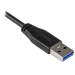 Slim Micro USB 3.0 Cable - M/M - Right-Angle Micro-USB - 0.5m (20in) - Startech