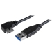 Slim Micro USB 3.0 Cable - M/M - Left-Angle Micro-USB - 0.5m (20in) - Startech