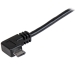 Micro-USB Charge-and-Sync Cable M/M - Right-Angle Micro-USB - 24 AWG - 2 m (6 ft.) - Startech