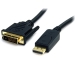 6 FT DISPLAYPORT TO DVI CABLE M/M UK - Startech