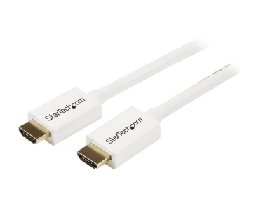 Câble Ecran 5m 16 ft White CL3 Inwall High Speed HDMI CableHDMI to HDMI MM - Startech