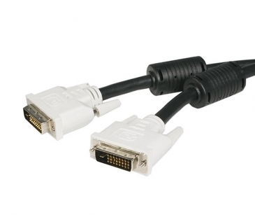 Câble Ecran 1m DVI-D Dual Link Cable - Male to Male DVI-D Digital Video Monitor Cable - 25 pin DVI-D Cable M/M Black 1 Meter - 2560x1600 - Startech
