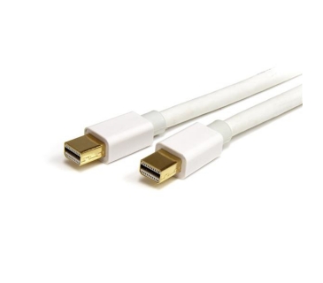 Câble Ecran 2m (6 ft) White Mini DisplayPort Cable - Mini Display Port to Mini Display Port - 2x Mini DP (m) - 2 meter 6 feet - Startech