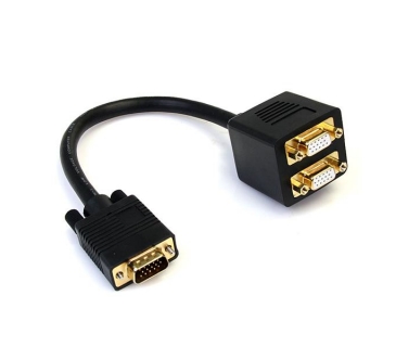 Adaptateur Ecran Startech 1 FT VGA TO 2X VGA VIDEO SPLITT CABLE M/F UK - Startech