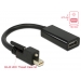 Delock Displayport Adaptermini DP - HDMI St/Bu 4K +Schraub - Delock