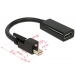 Delock Displayport Adaptermini DP - HDMI St/Bu 4K +Schraub - Delock
